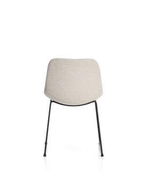 Kave Home Zahara eetkamerstoel chenille Beige