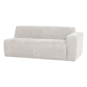 WOOOD Mojo Base 2-zits bank arm rechts wollig Ecru