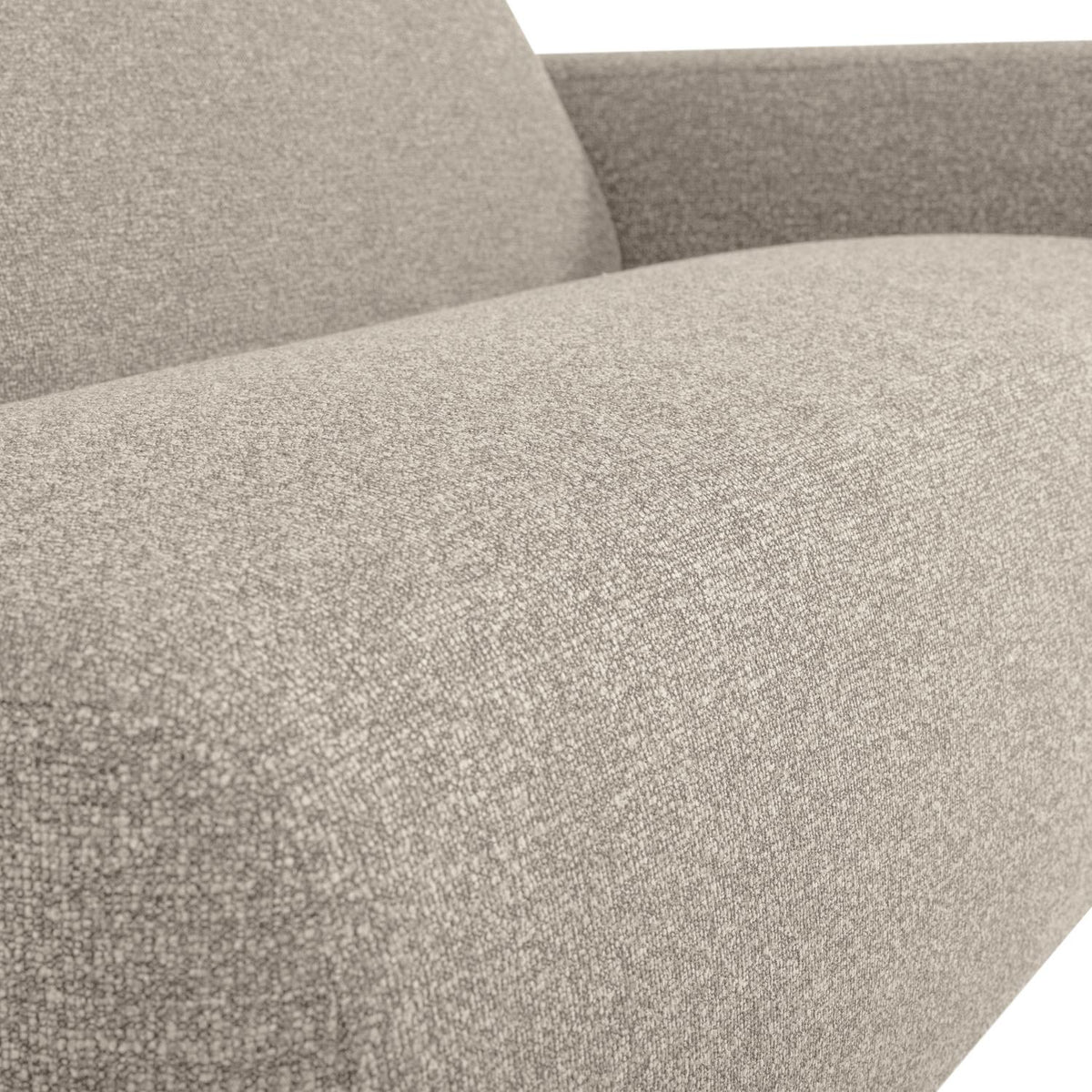 WOOOD Mojo Base 2-zits bank arm rechts bouclé Beige