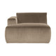 WOOOD Mojo Base chaise longue bank arm links velvet Khaki