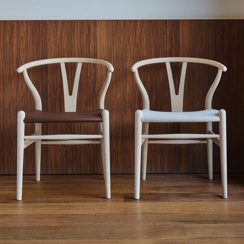Carl Hansen & Søn CH24P Wishbone eetkamerstoel - geolied eikenhout leder Loke 7060