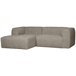 WOOOD Bean chaise longue bank links Grove Melange Travertin