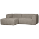 WOOOD Bean chaise longue bank links Grove Melange Travertin