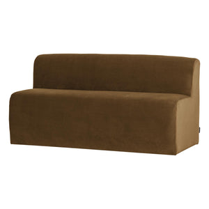 WOOOD Mojo Base eetkamerbank 164 cm velvet Honinggeel