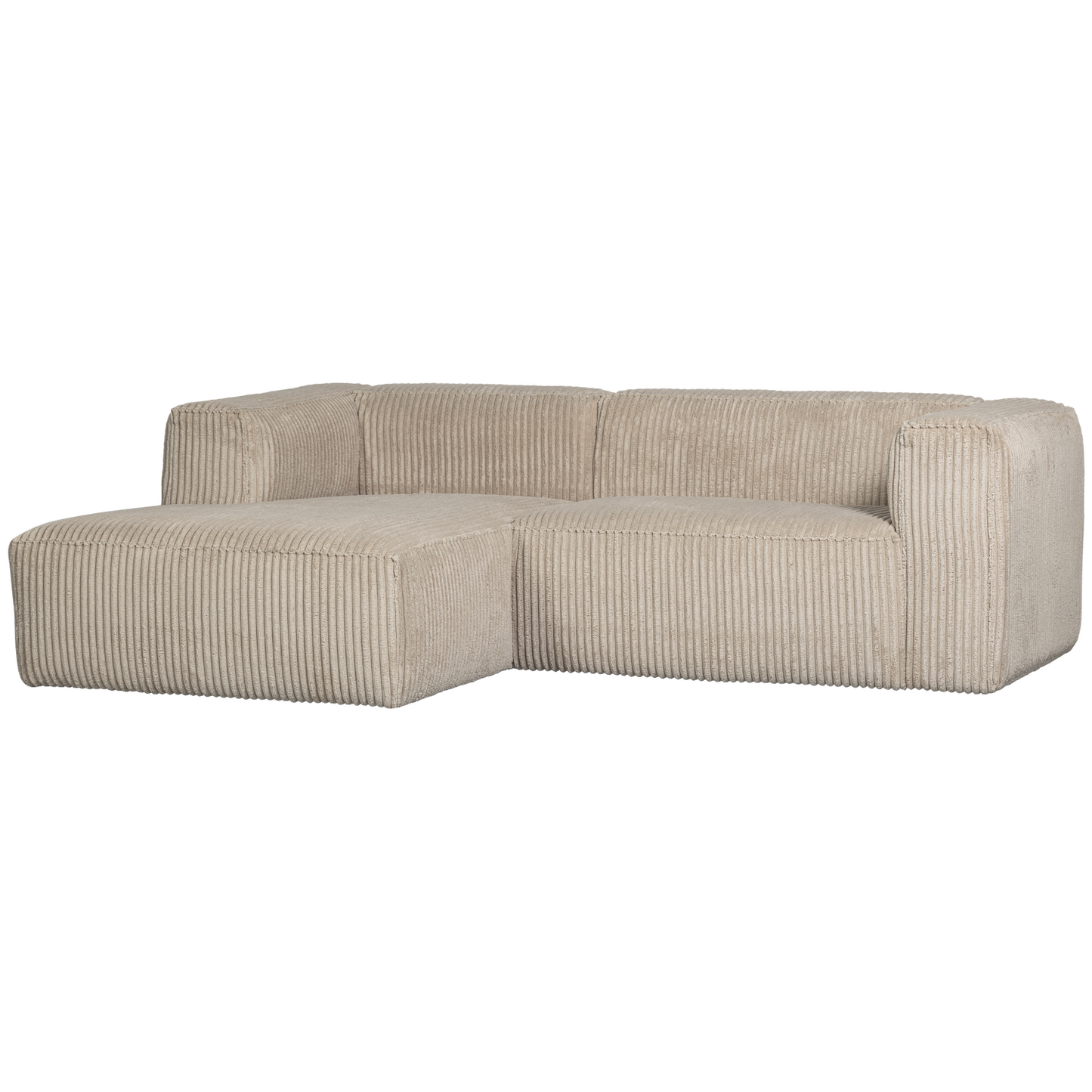 WOOOD Bean chaise longue bank links Ribstof Travertin