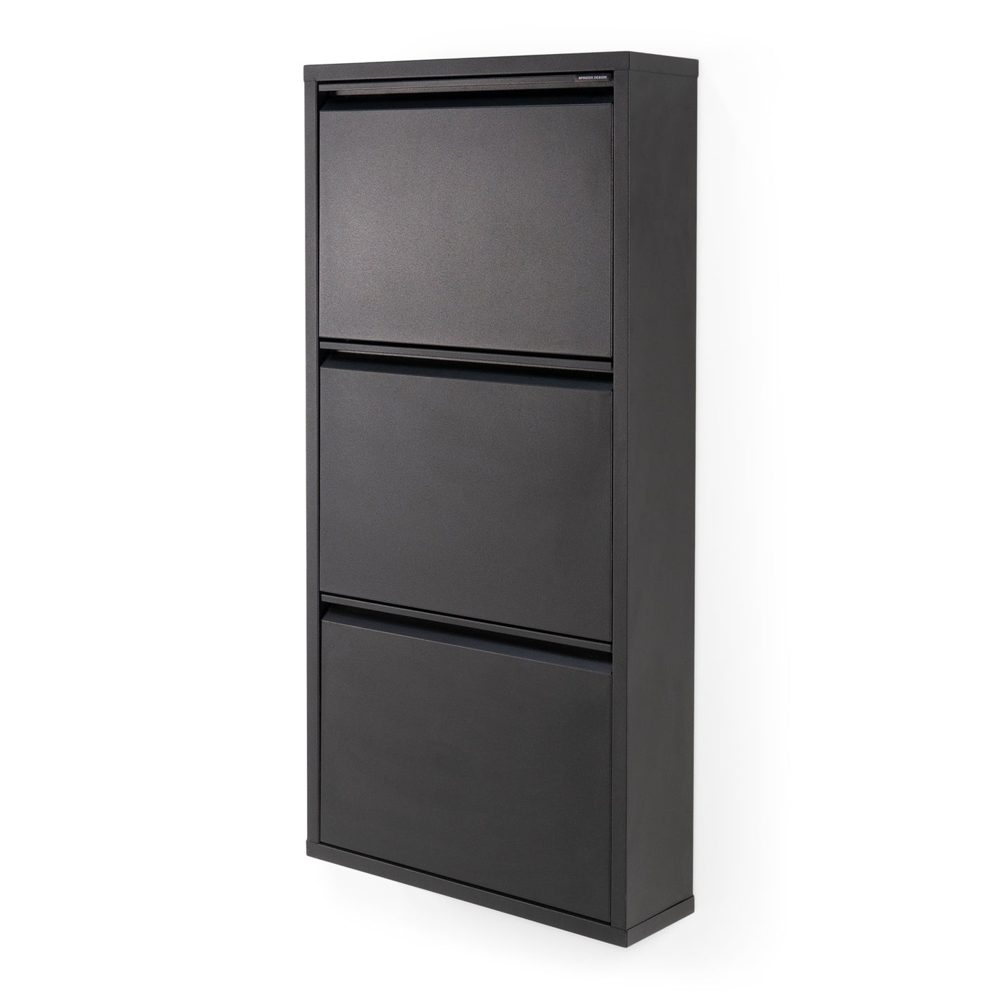 Spinder Design Billy 3 schoenenkast Zwart