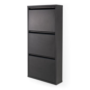 Spinder Design Billy 3 schoenenkast Zwart