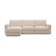 Kave Home Alea 4-zitsbank met chaise longue links Beige