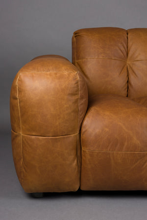 Dutchbone Hackman Seater bank Cognac