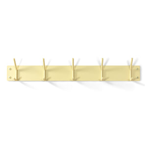 Spinder Design Fusion 5 wandkapstok Butter Yellow