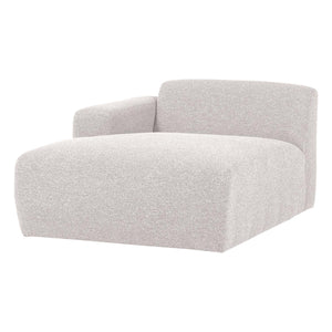 WOOOD Mojo Base chaise longue bank arm links bouclé Ecru
