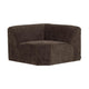 WOOOD Mojo Base bank hoekelement recht rib Bruin