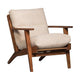 WOOOD Houston fauteuil bouclé Naturel