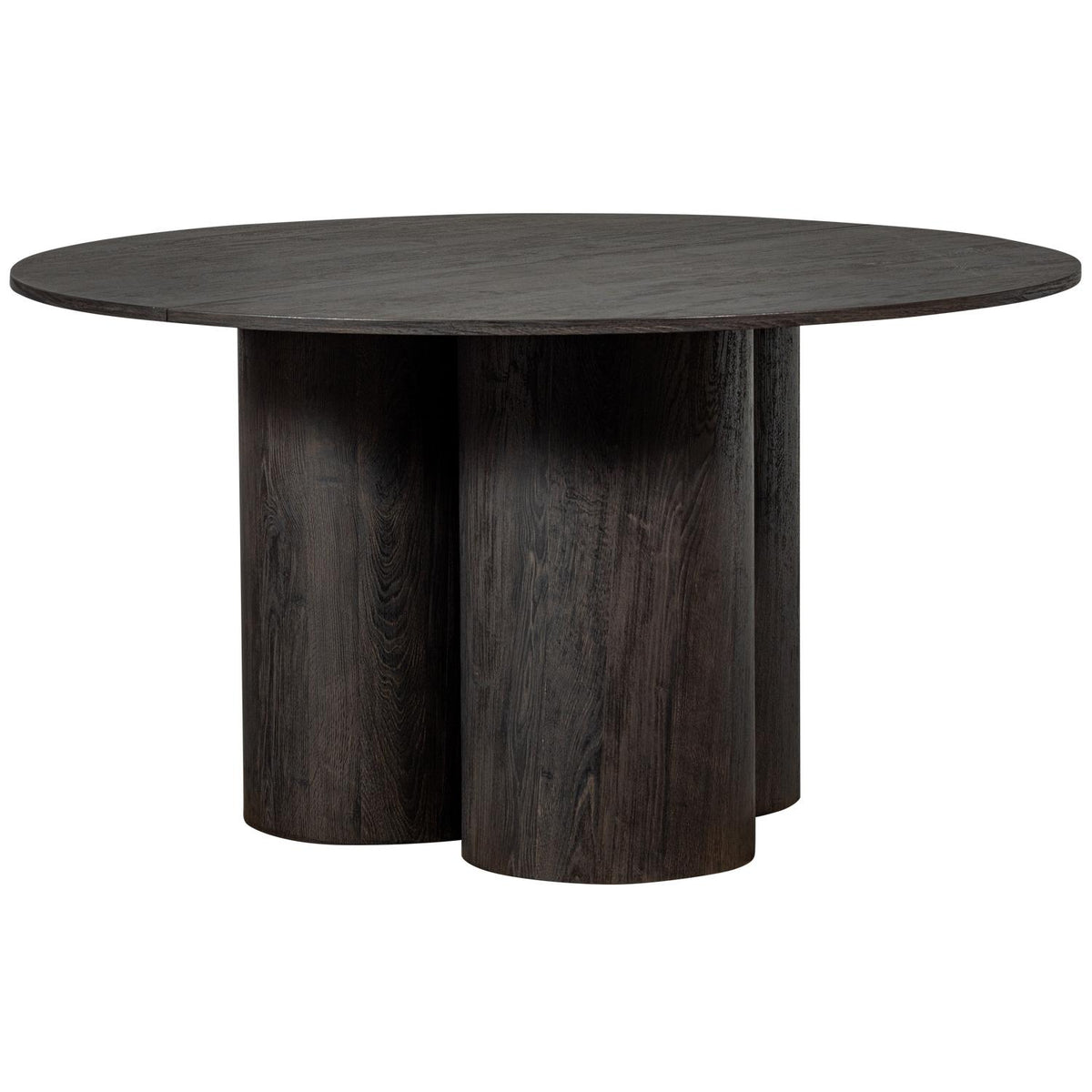 WOOOD Oona eettafel Ø140 cm Donkerbruin