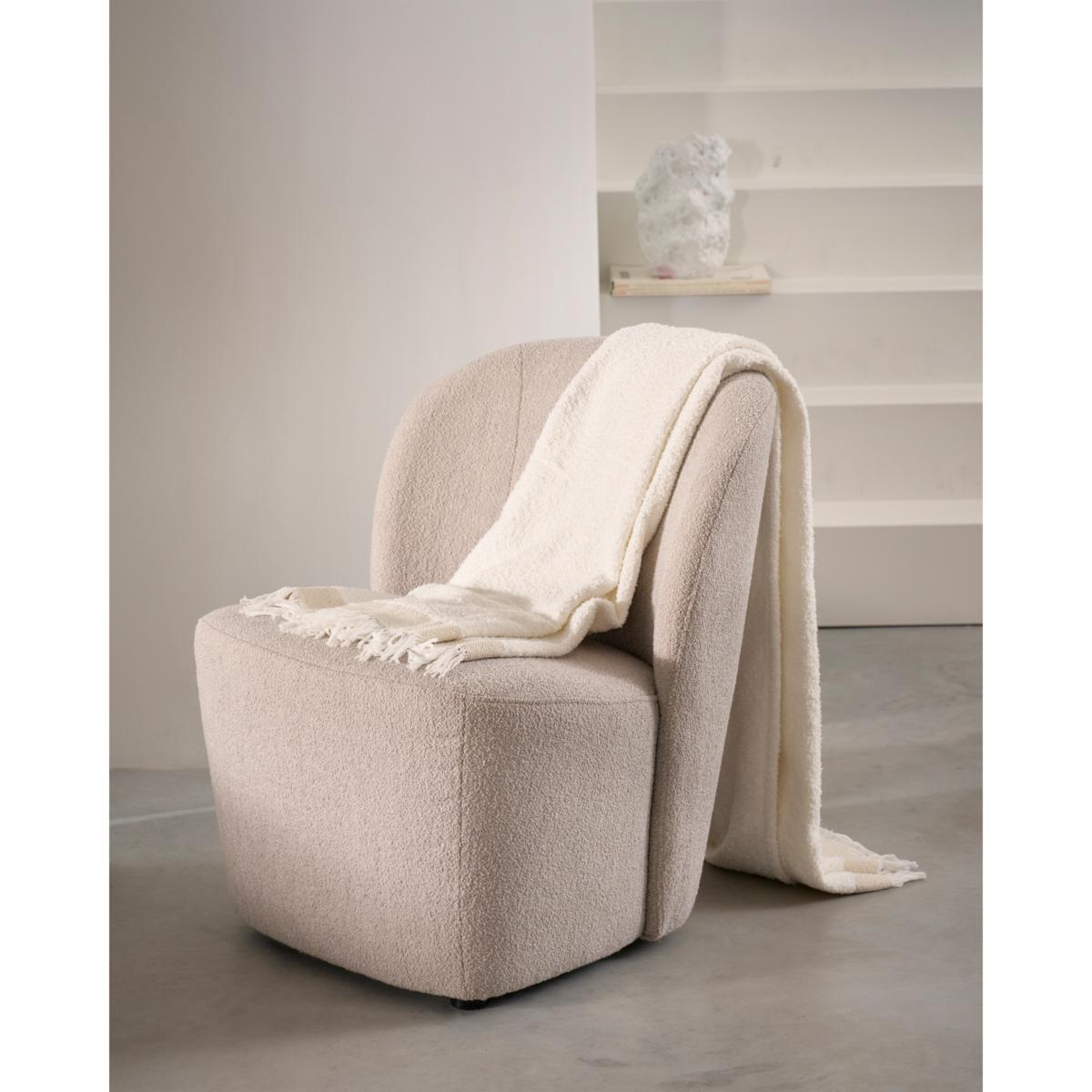 vtwonen Lofty fauteuil bouclé Naturel