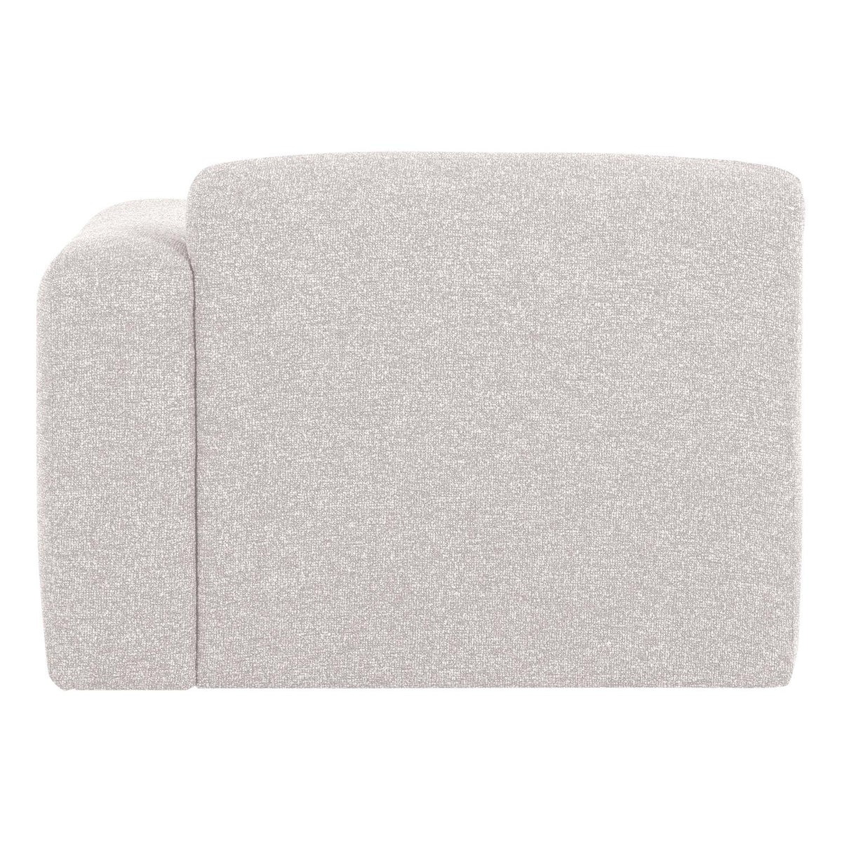 WOOOD Mojo Base 1-zits bank arm rechts bouclé Ecru