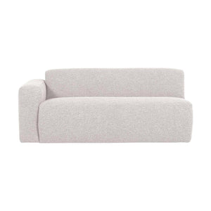WOOOD Mojo Base 2-zits bank arm links bouclé Ecru