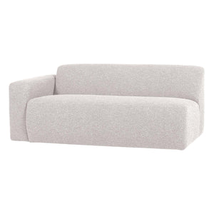 WOOOD Mojo Base 2-zits bank arm links bouclé Ecru