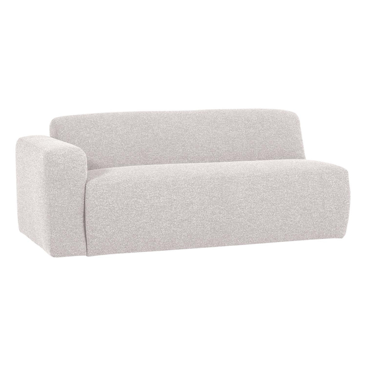 WOOOD Mojo Base 2-zits bank arm links bouclé Ecru