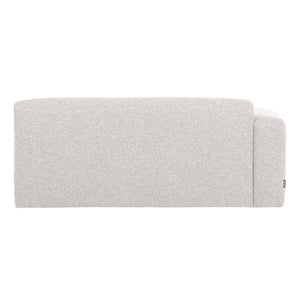 WOOOD Mojo Base 2-zits bank arm links bouclé Ecru