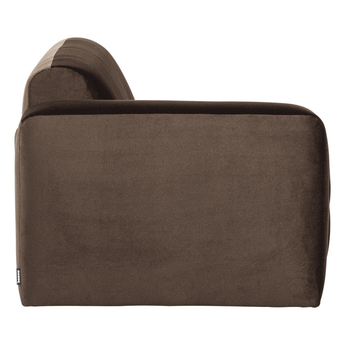 WOOOD Mojo Base 2-zits bank arm links velvet Bruin