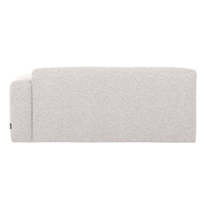 WOOOD Mojo Base 2-zits bank arm rechts bouclé Ecru