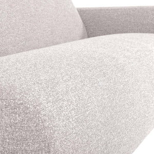 WOOOD Mojo Base 2-zits bank arm rechts bouclé Ecru