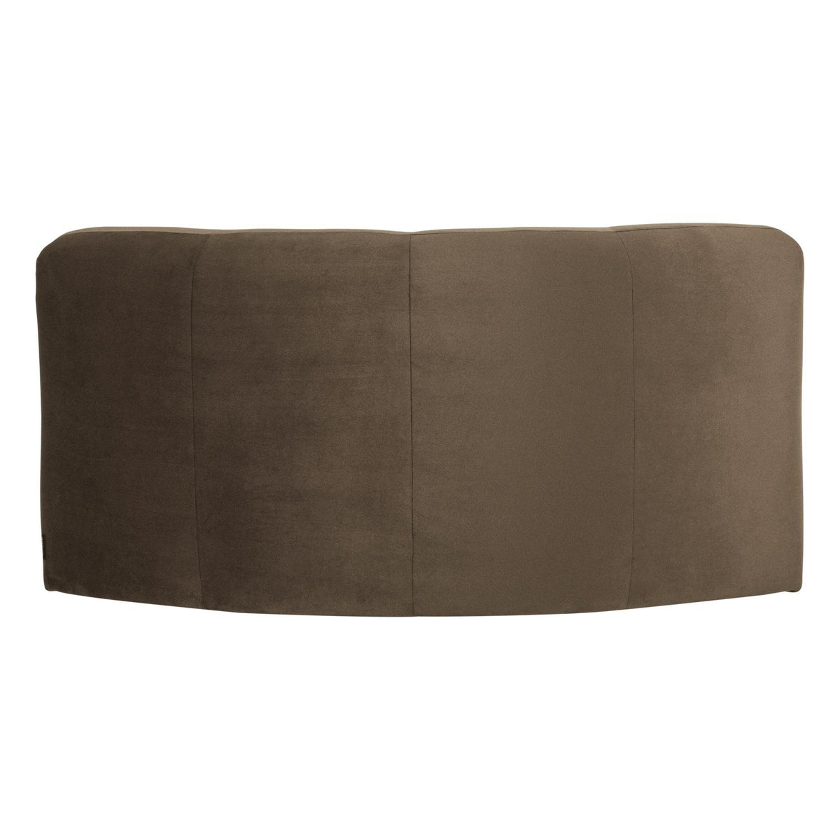 WOOOD Mojo Base bank hoekelement rond velvet Taupe