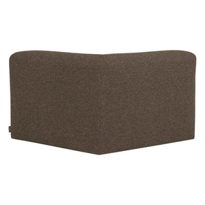 WOOOD Mojo Base bank hoekelement recht bouclé Bruin Melange