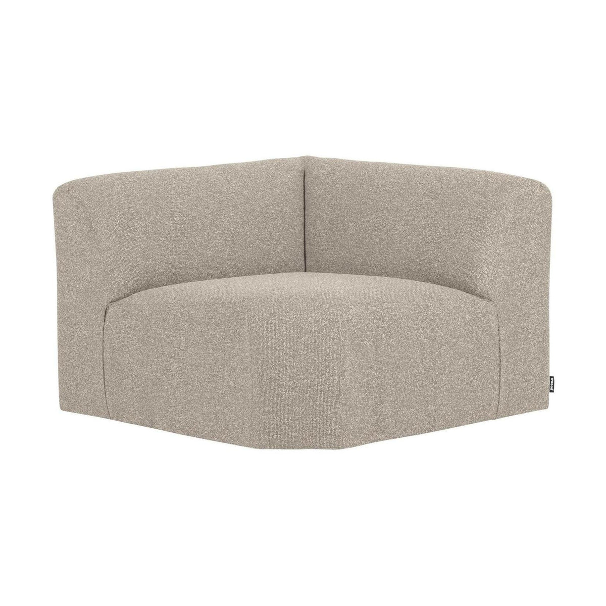 WOOOD Mojo Base bank hoekelement recht bouclé Beige Melange