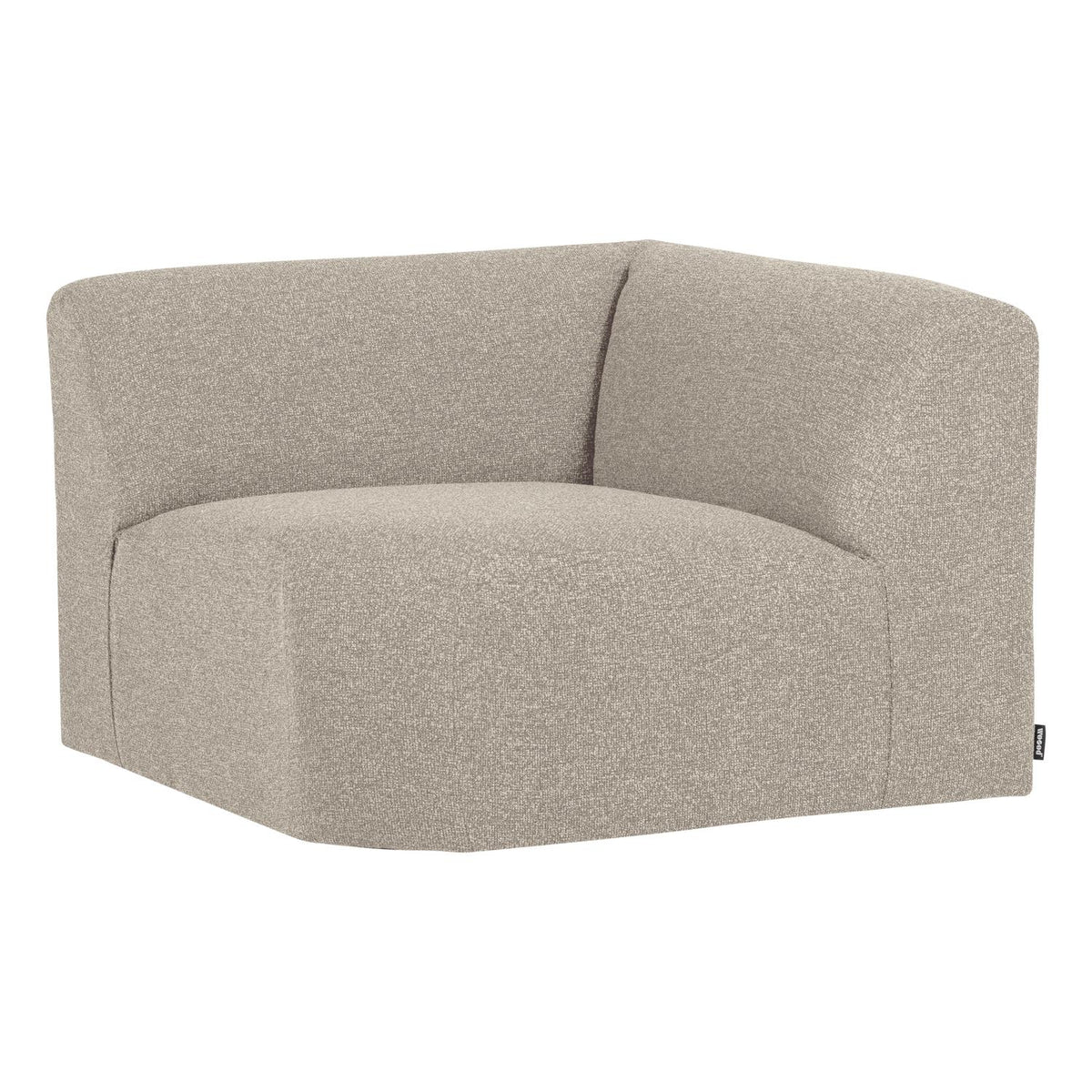 WOOOD Mojo Base bank hoekelement recht bouclé Beige Melange