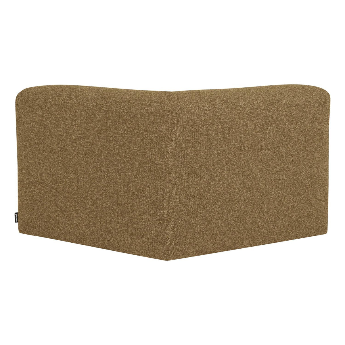 WOOOD Mojo Base bank hoekelement recht bouclé Geel/Bruin