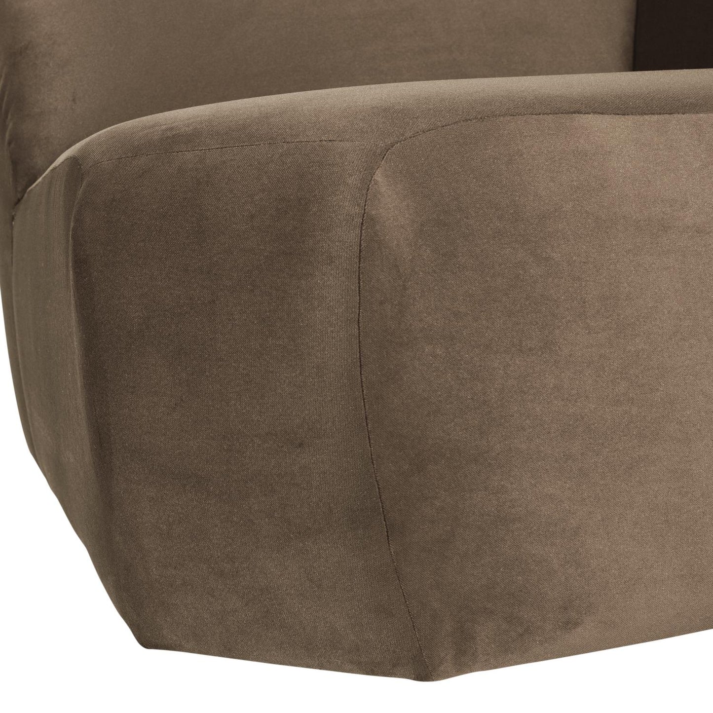 WOOOD Mojo Base bank hoekelement recht velvet Taupe