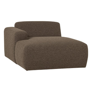 WOOOD Mojo Base chaise longue bank arm links bouclé Bruin
