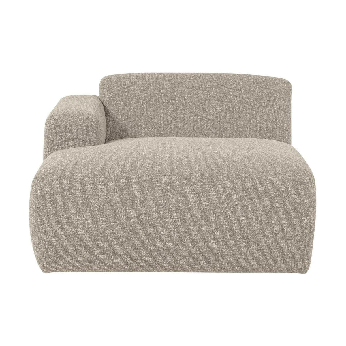 WOOOD Mojo Base chaise longue bank arm links bouclé Beige