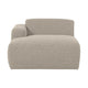 WOOOD Mojo Base chaise longue bank arm links bouclé Beige