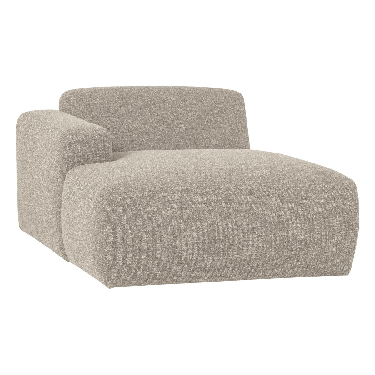 WOOOD Mojo Base chaise longue bank arm links bouclé Beige