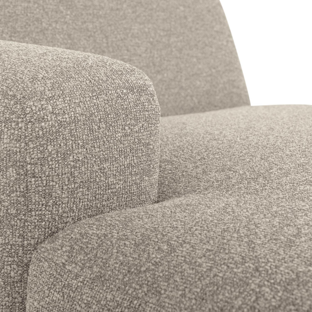 WOOOD Mojo Base chaise longue bank arm links bouclé Beige