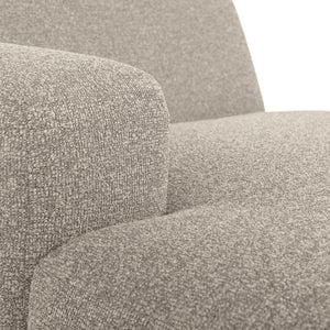WOOOD Mojo Base chaise longue bank arm links bouclé Beige