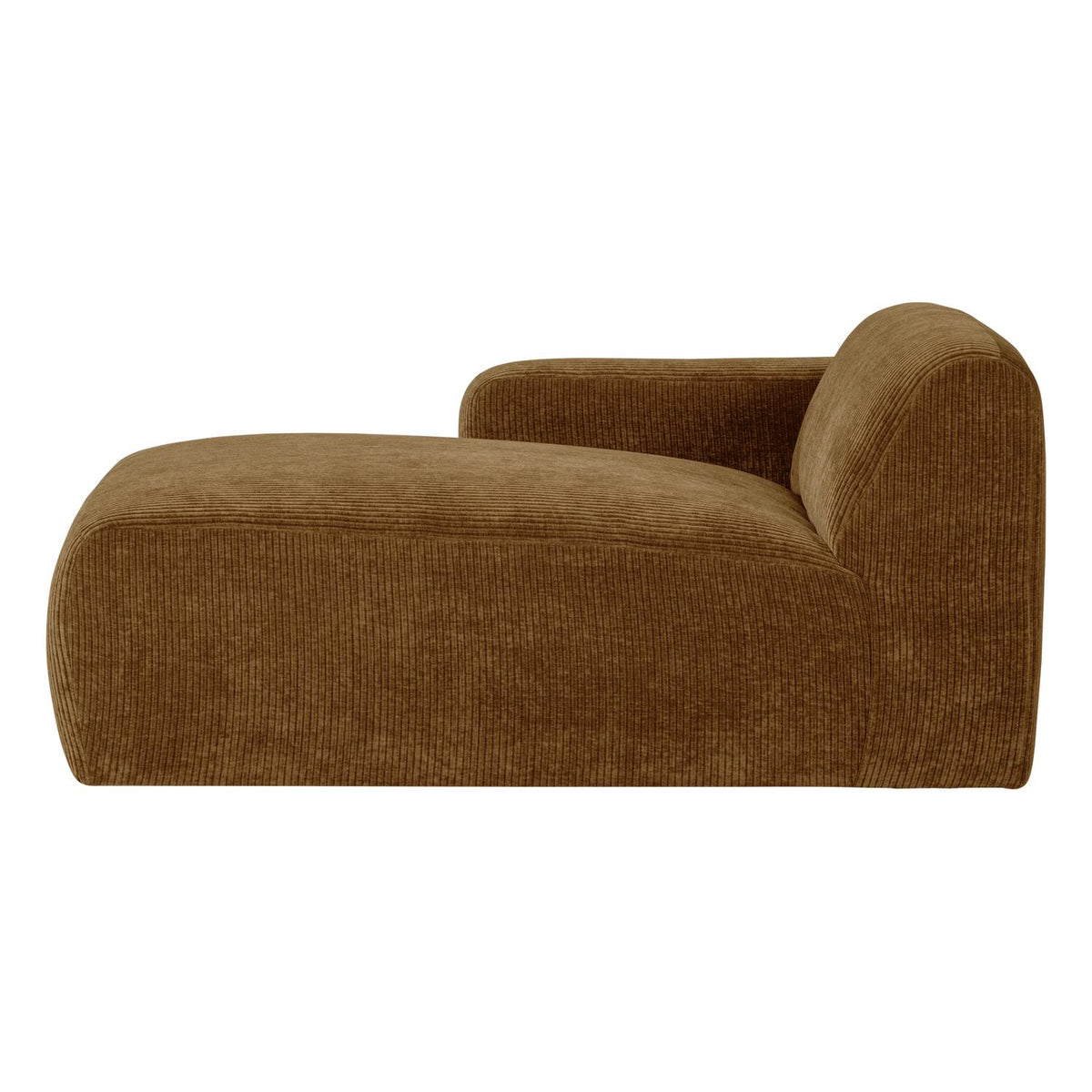 WOOOD Mojo Base chaise longue bank arm links rib Honinggeel