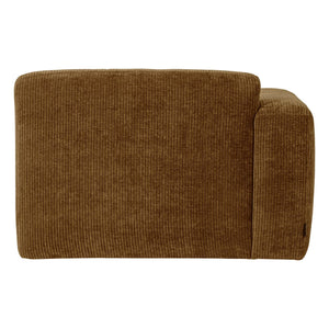 WOOOD Mojo Base chaise longue bank arm links rib Honinggeel