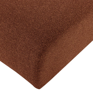 WOOOD Mojo Base chaise longue bank arm links bouclé Roestbruin