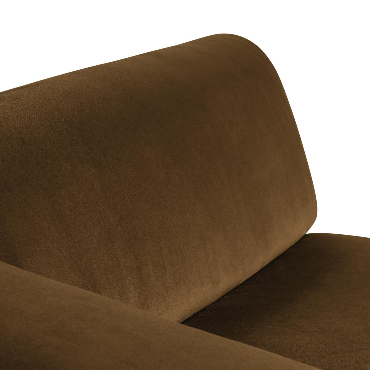 WOOOD Mojo Base chaise longue bank arm links velvet Honinggeel