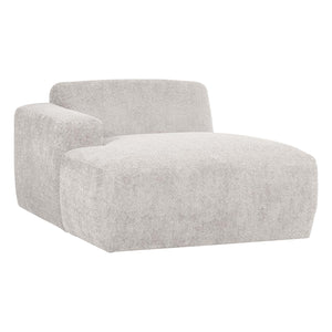 WOOOD Mojo Base chaise longue bank arm links wollig Ecru