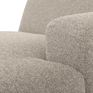 WOOOD Mojo Base chaise longue bank arm rechts bouclé Beige
