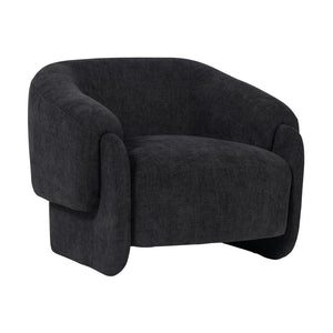 WOOOD Moru fauteuil chenille Denimblauw