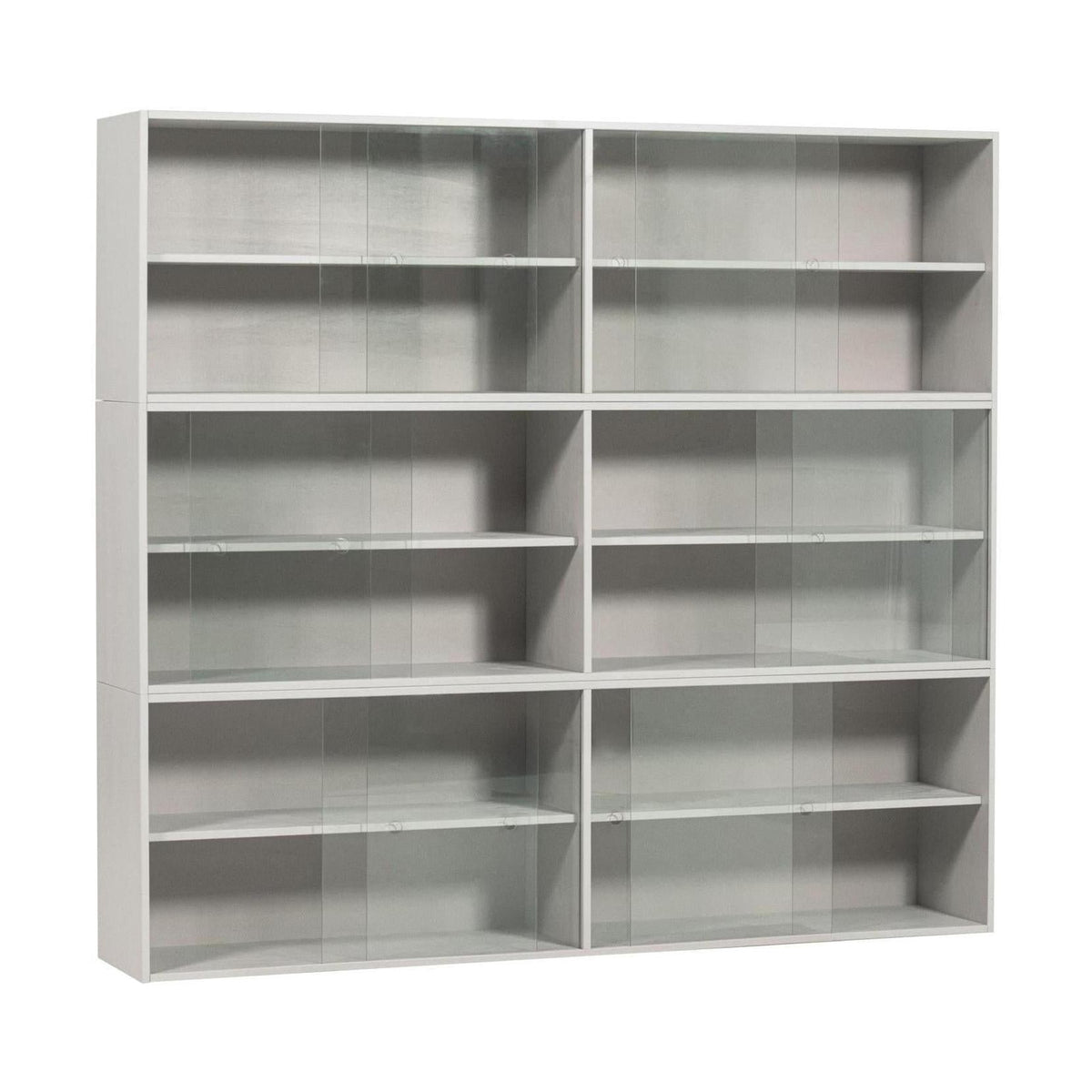 WOOOD Klink vitrinekast combinatie grenen Mist