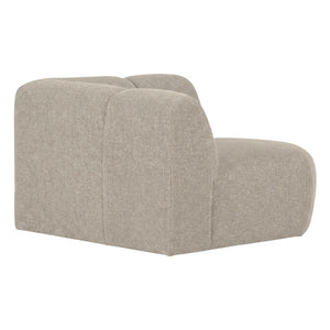 WOOOD Mojo bank hoekelement recht bouclé Beige