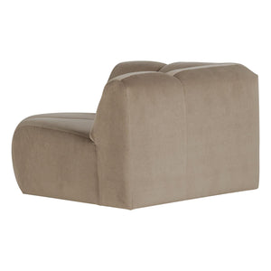 WOOOD Mojo bank hoekelement recht velvet Khaki