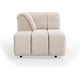 HKliving Wave bank left divan Cosy Beige